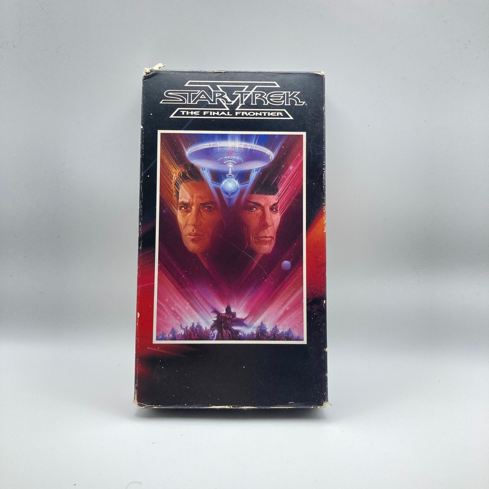 Star Trek V The Final Frontier VHS 1991 Paramount Pictures William Shatner PG